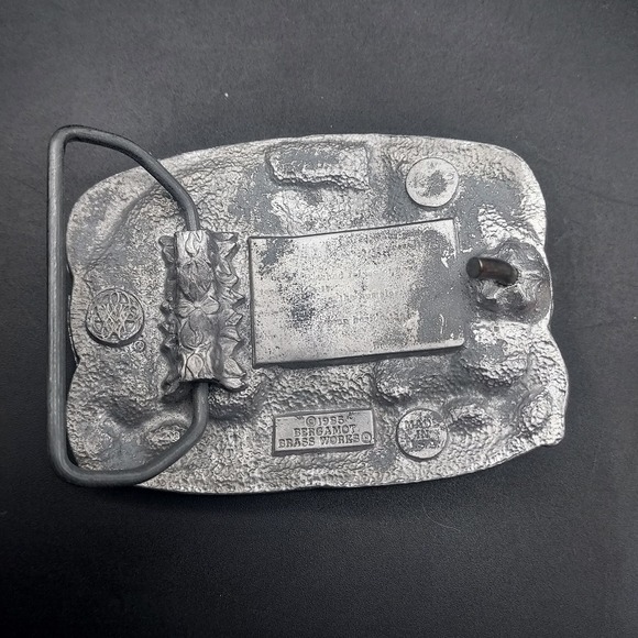 1985 Bergamot Brass Works Lady Liberty Belt Buckle Made in USA - Picture 4 of 10